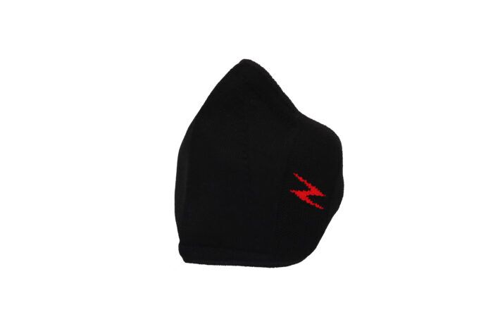 Black reusable face mask by Pro-Stretch