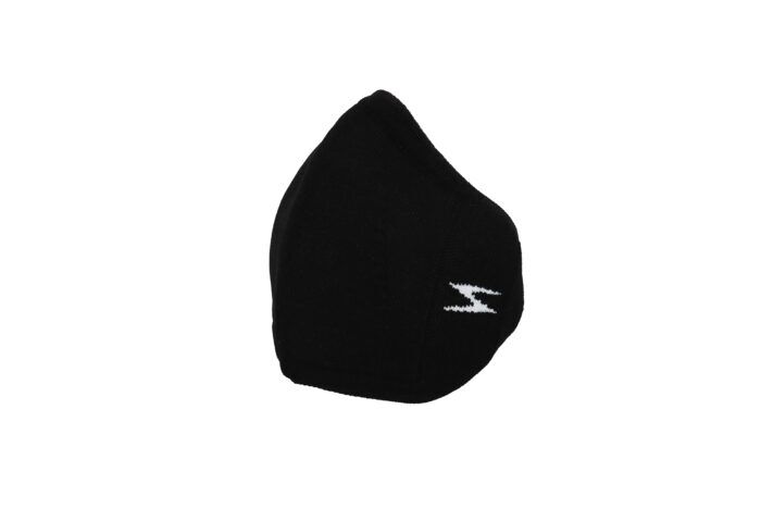 Black reusable face covering by Pro-Stretch