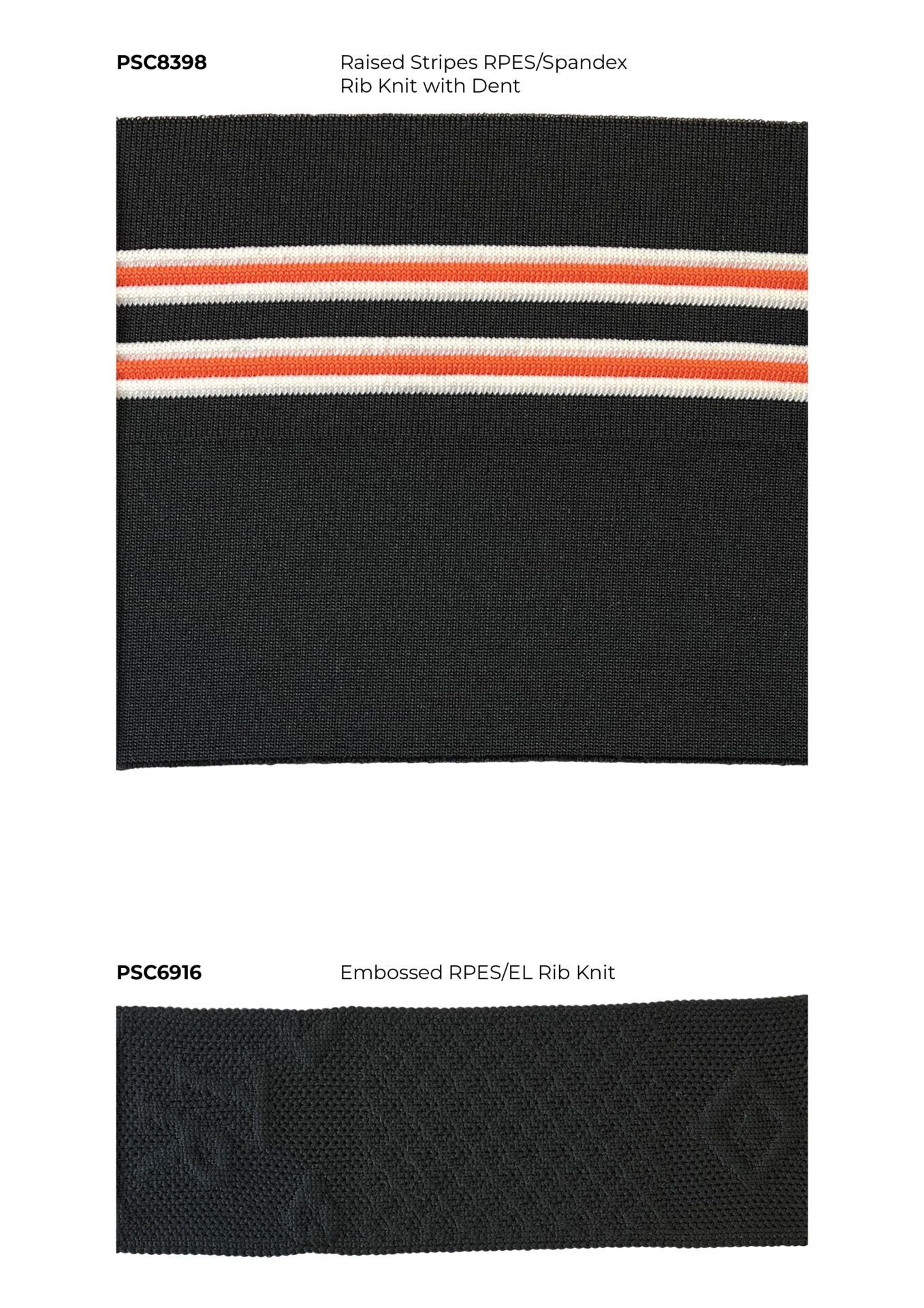 Embossed Rib Knit Knitted trimmings | Narrow fabric trims by Pro-Stretch